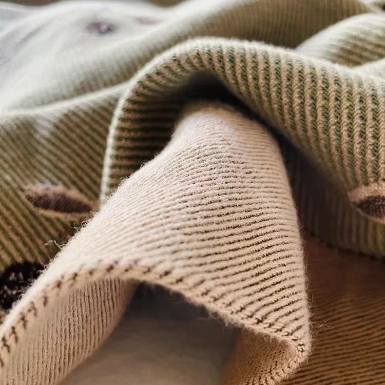 Cartoon Cotton Gauze Quilted Blanket