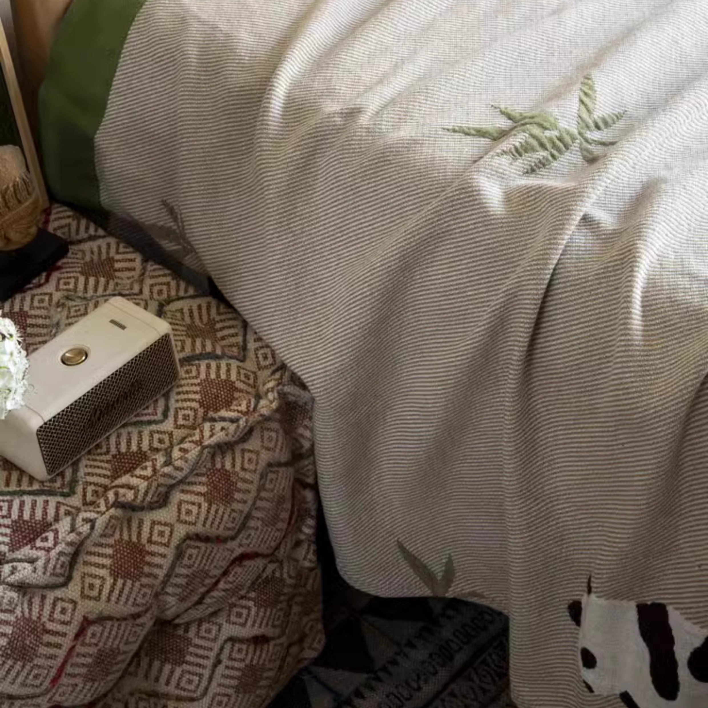 Cartoon Cotton Gauze Quilted Blanket