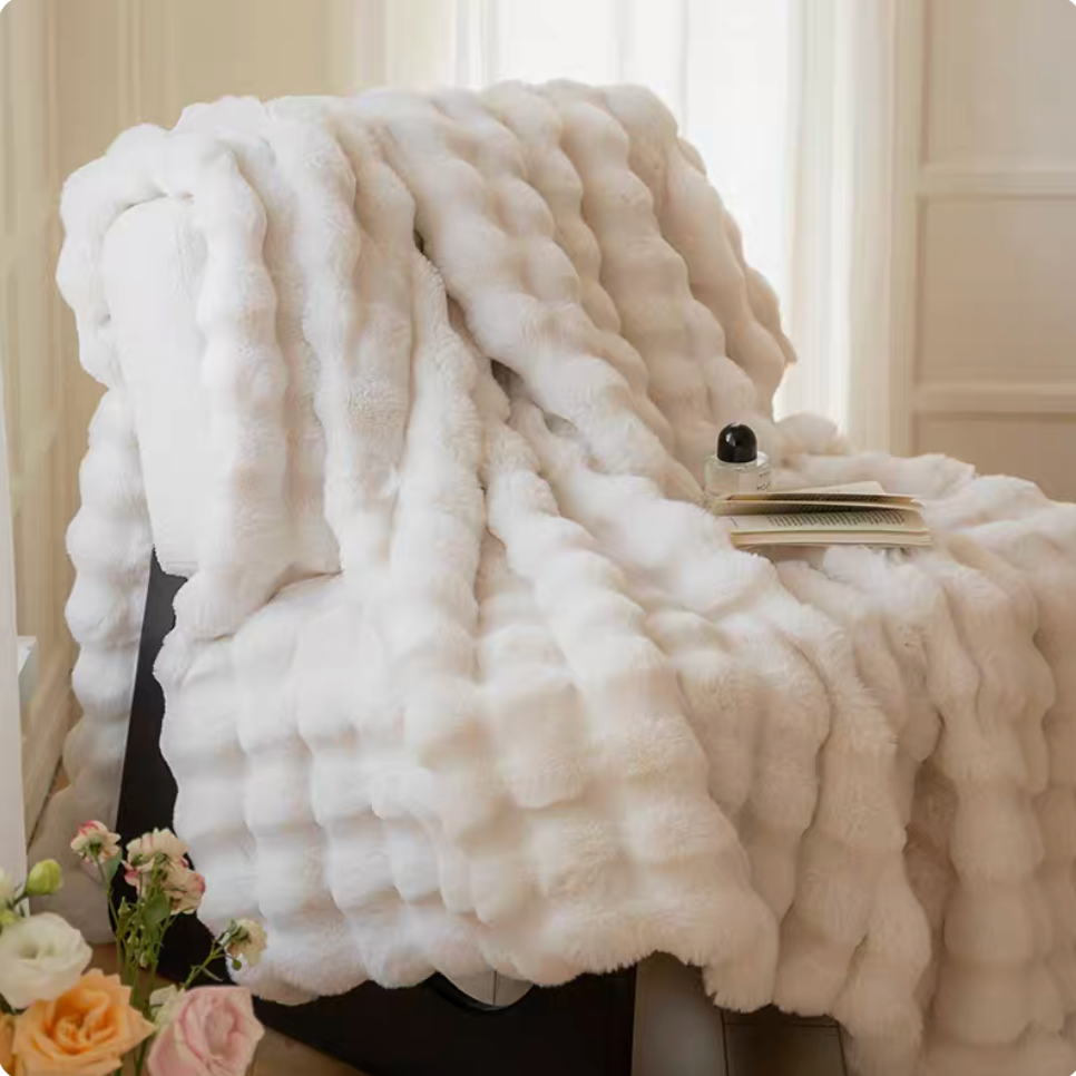 Luxury Plush Faux Fur Blanket