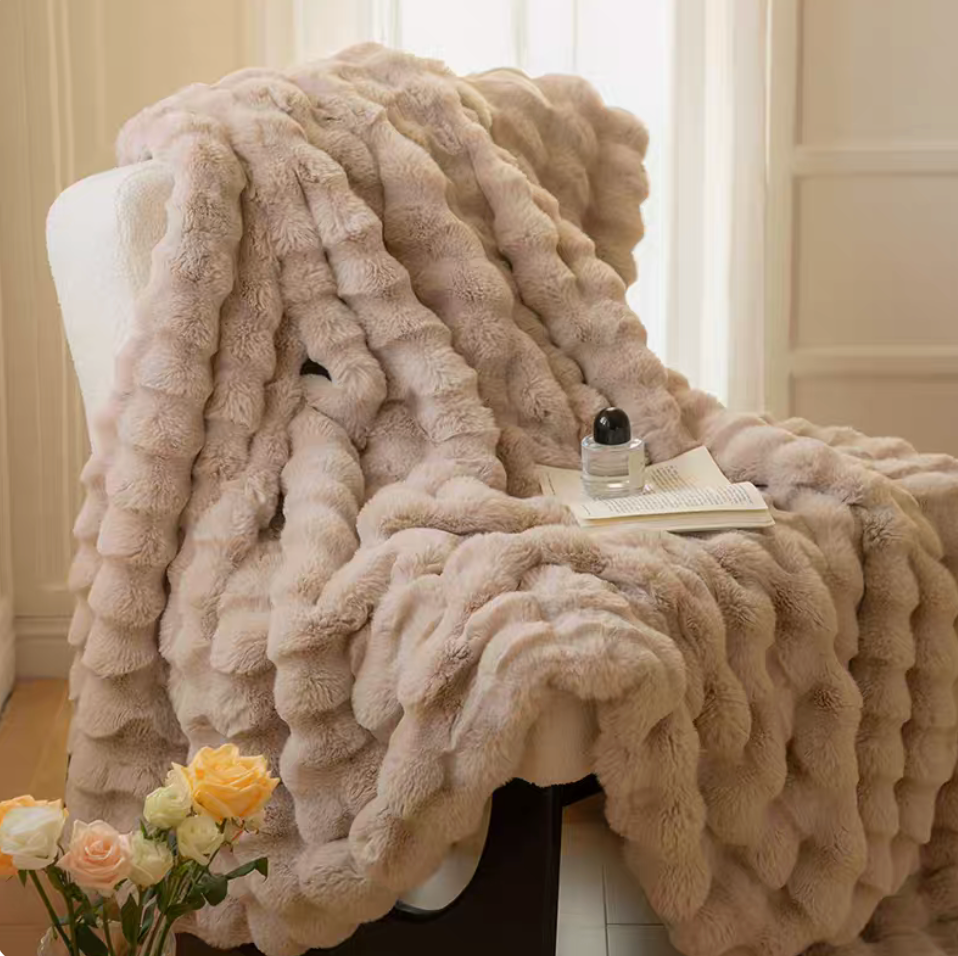 Luxury Plush Faux Fur Blanket