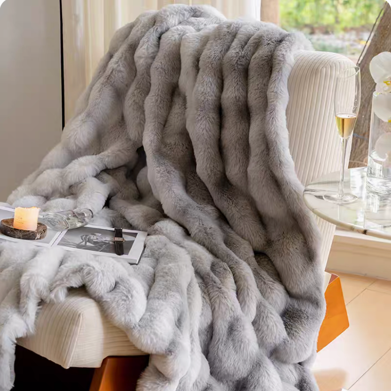 Luxury Plush Faux Fur Blanket