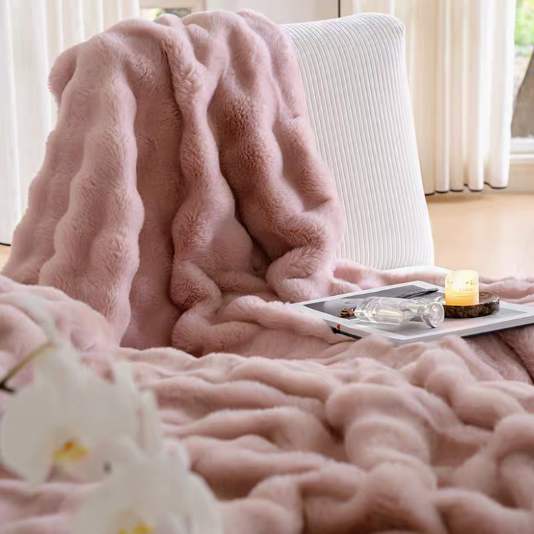 Luxury Plush Faux Fur Blanket