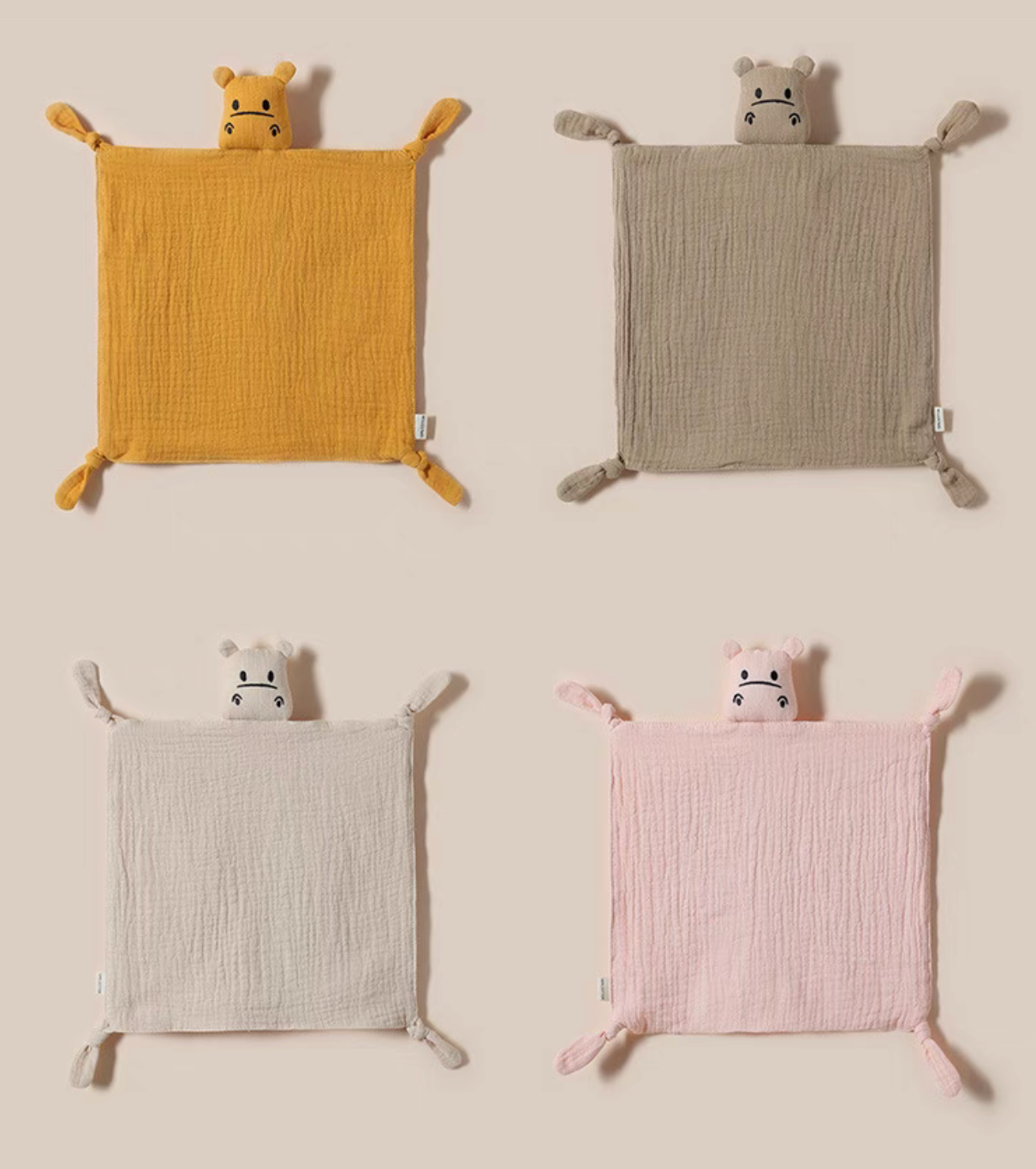 CuddleBuddy Muslin Lovey Teething Toy