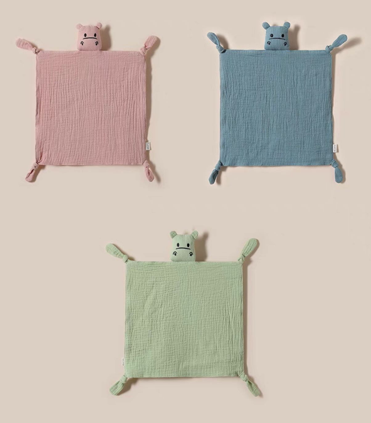 CuddleBuddy Muslin Lovey Teething Toy