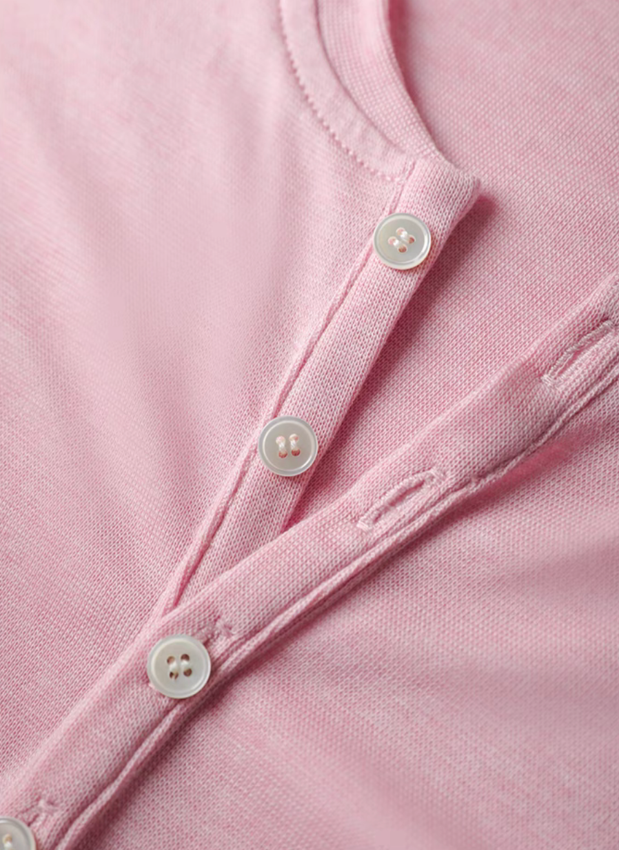 EcoSoft Tencel Wool Button-Up Tee