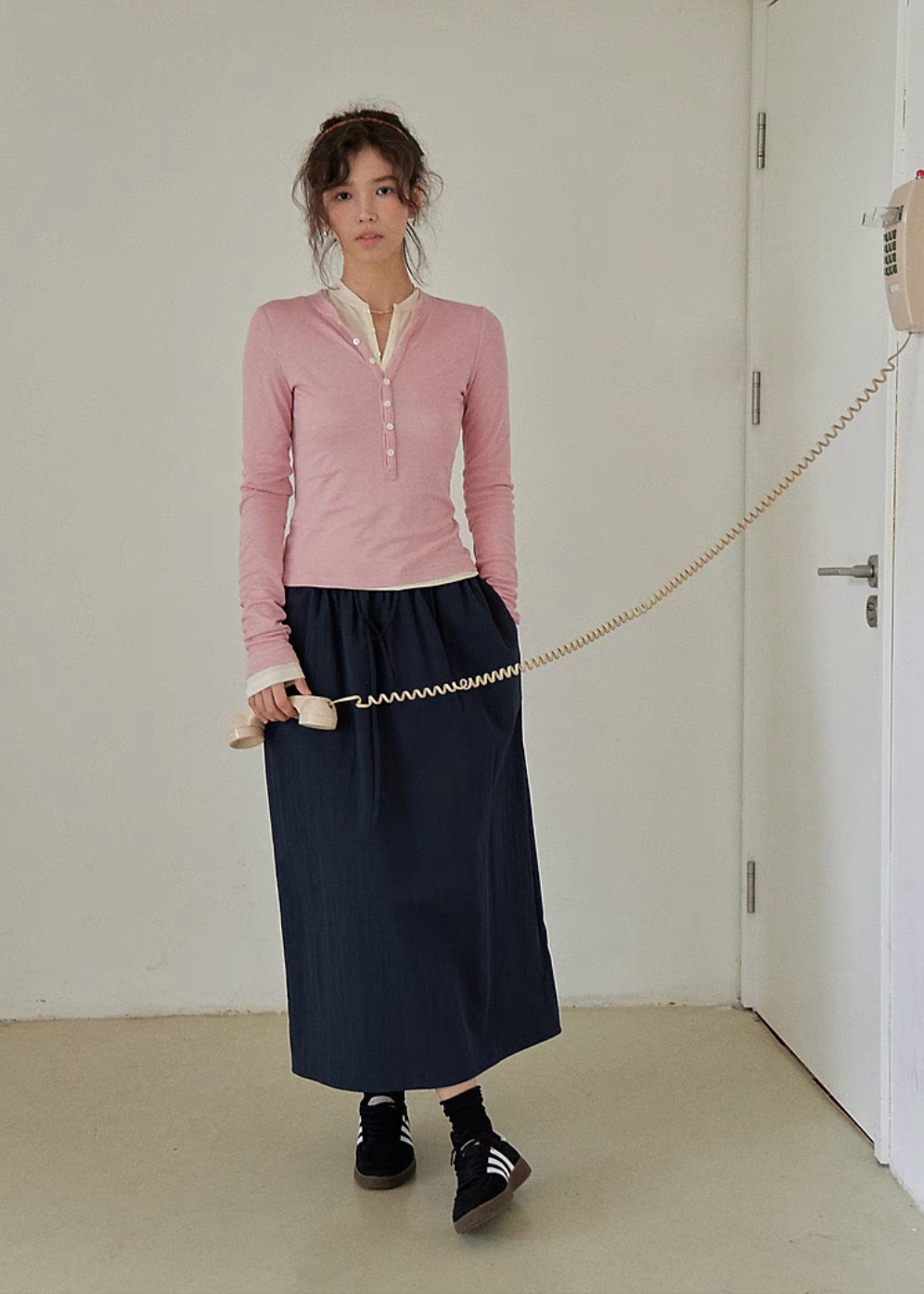 EcoSoft Tencel Wool Button-Up Tee