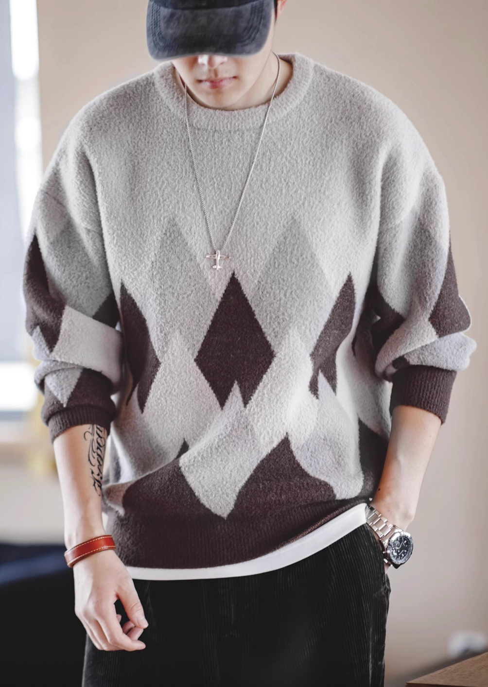 Arctic Diamond Pullover Sweater