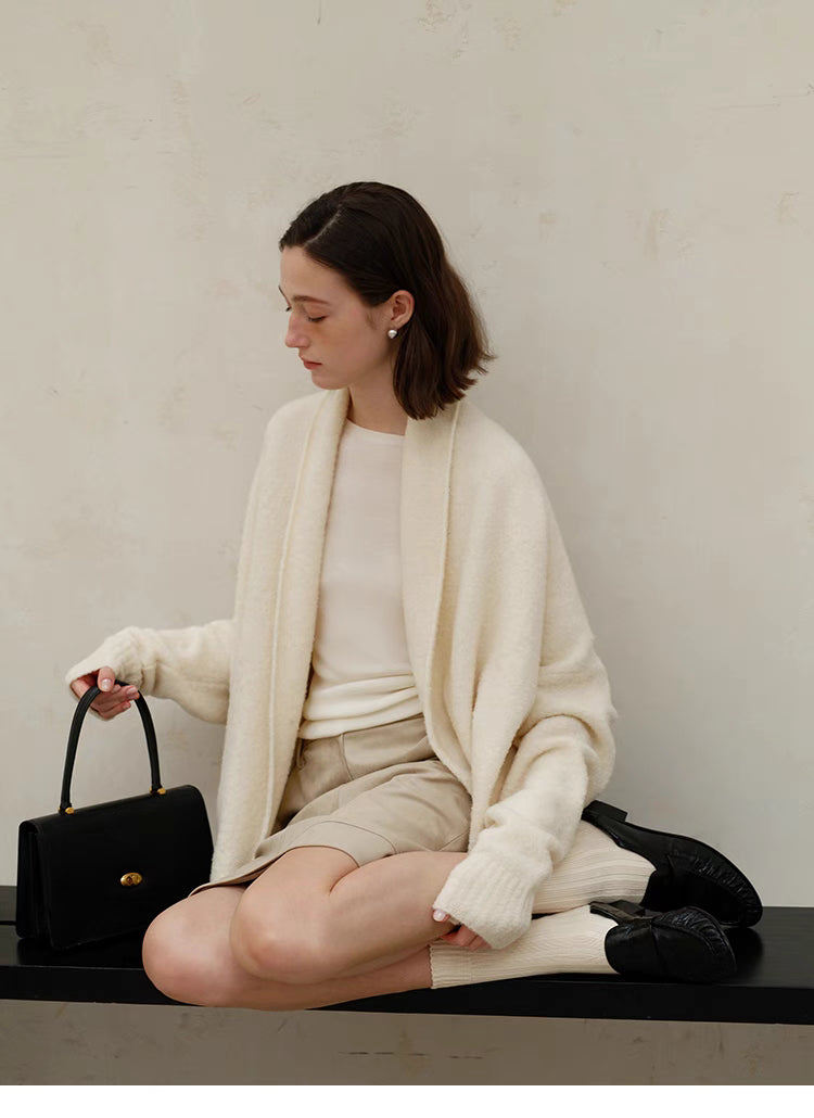 Cozy Elegance Oversized Knit Cardigan