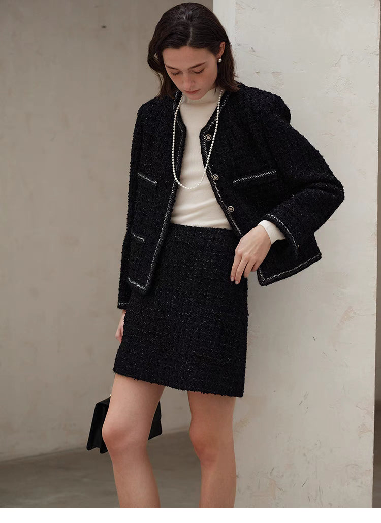 Refined Sophistication Tweed Two-Piece Set