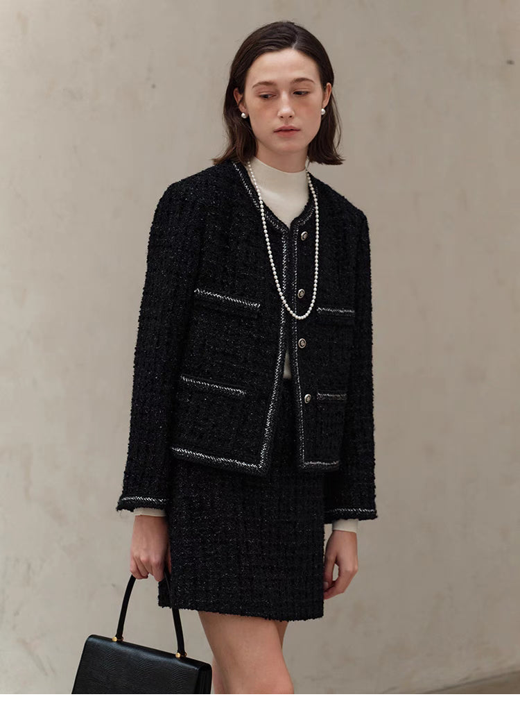Refined Sophistication Tweed Two-Piece Set