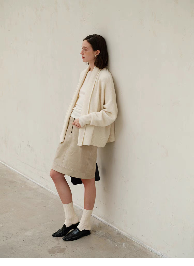 Cozy Elegance Oversized Knit Cardigan