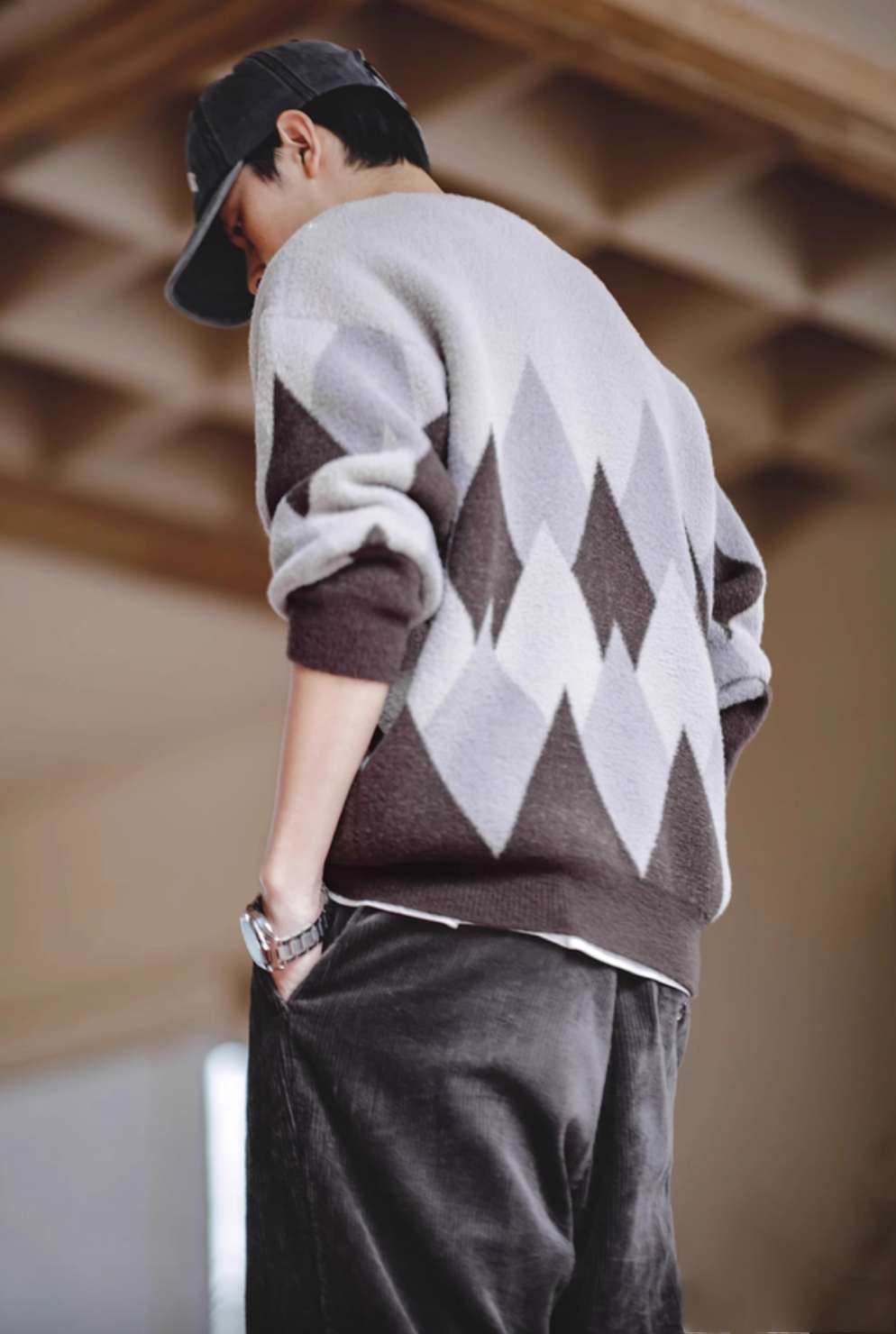 Arctic Diamond Pullover Sweater