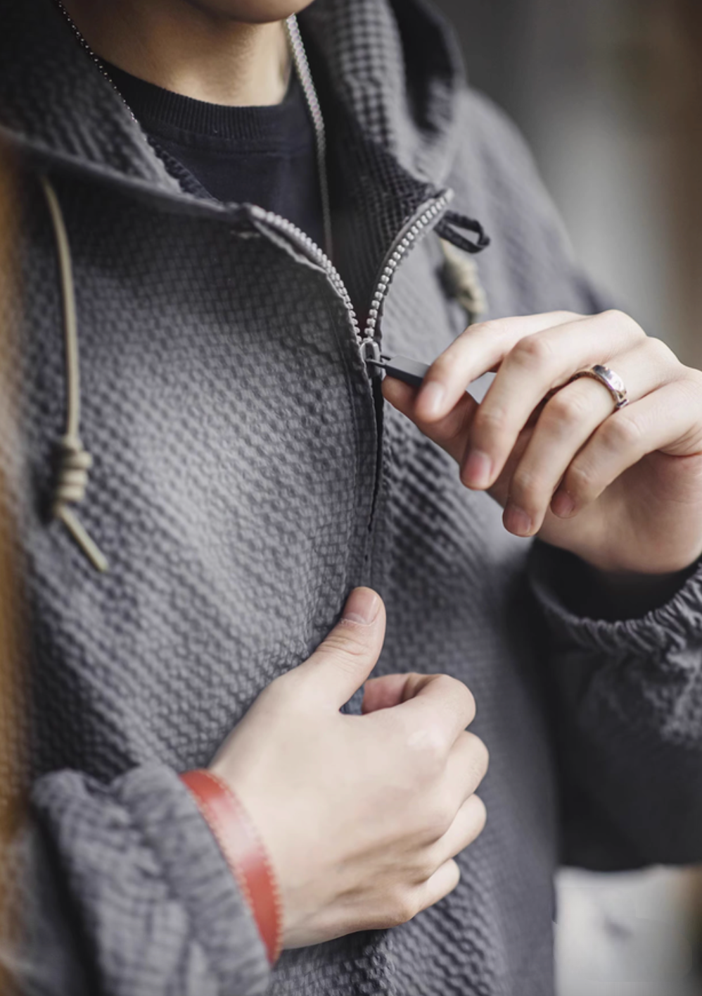 Street-Ready Bubble Anorak Jacket