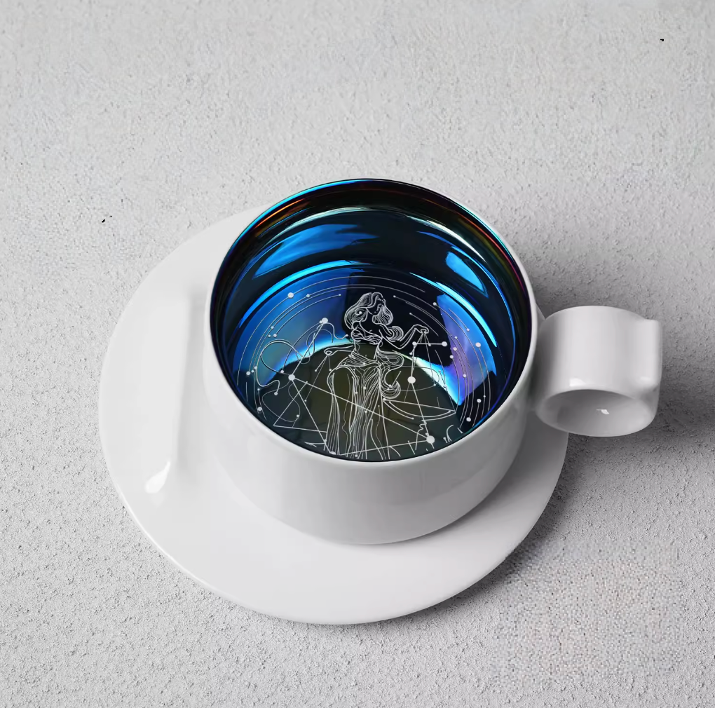 Zodiac Ring Handle Coffee Mug - 12 Constellations