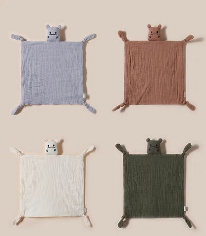 CuddleBuddy Muslin Lovey Teething Toy