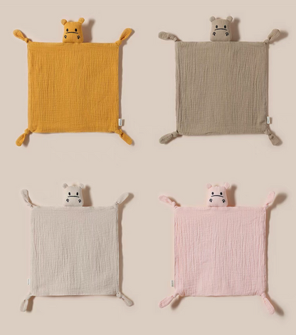 CuddleBuddy Muslin Lovey Teething Toy