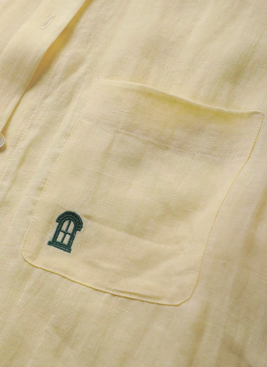 Linen Roll-Up Sleeve Shirt &amp; Short Set