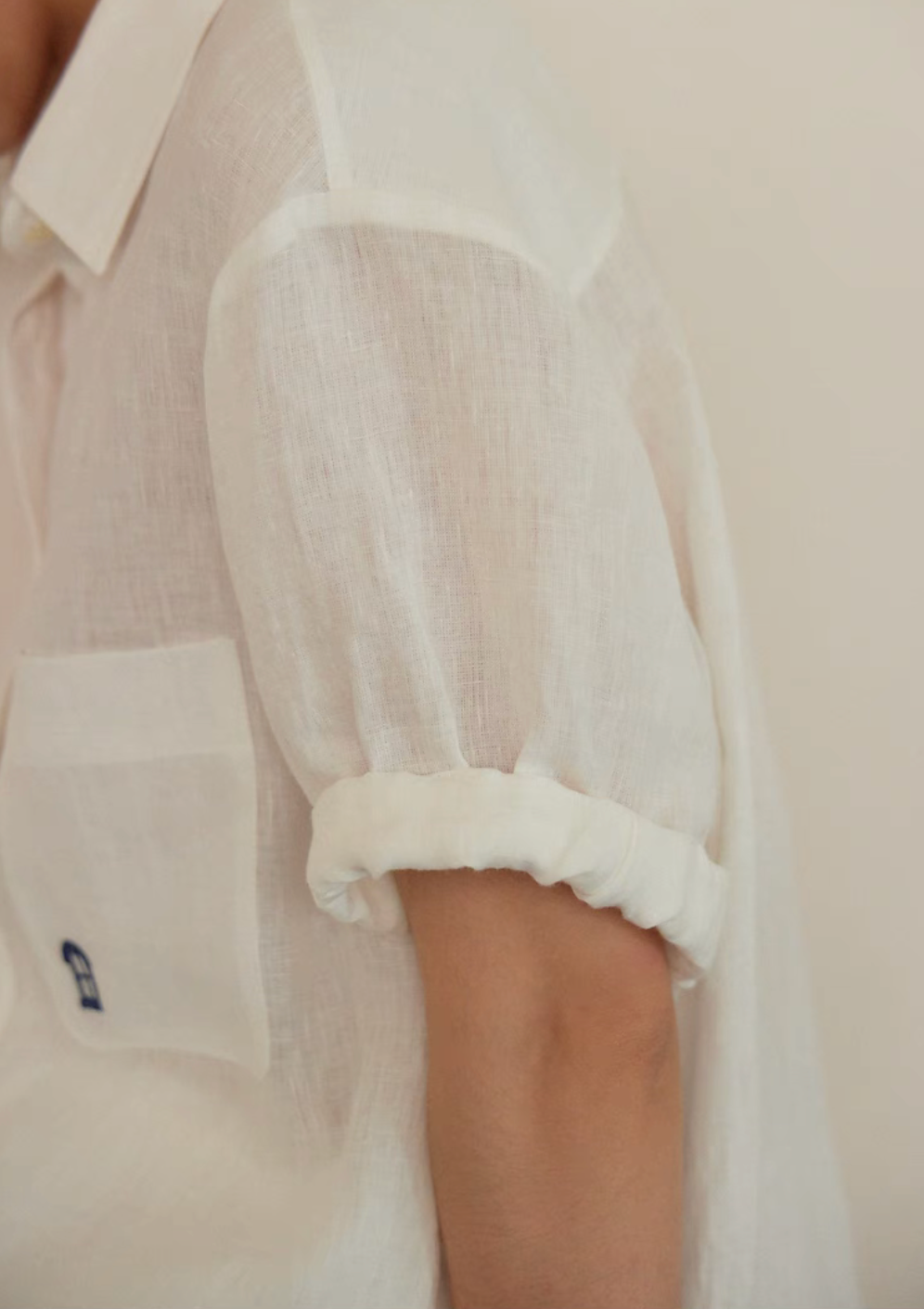 Linen Roll-Up Sleeve Shirt &amp; Short Set