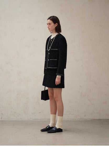 Refined Sophistication Tweed Two-Piece Set