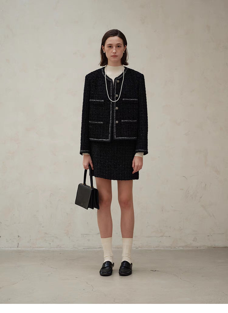 Refined Sophistication Tweed Two-Piece Set