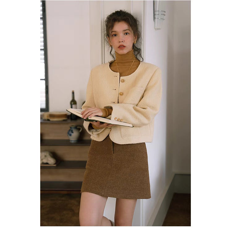 Vintage Charm Boucle Jacket