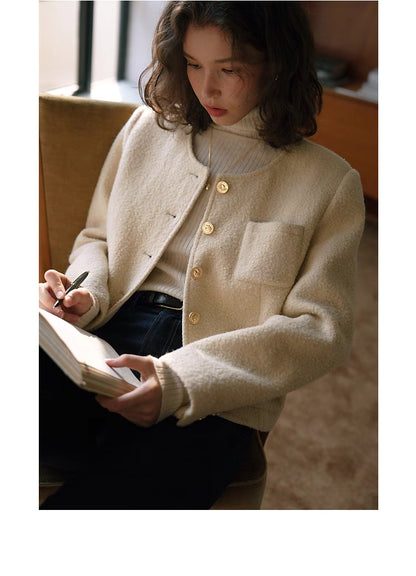Vintage Charm Boucle Jacket
