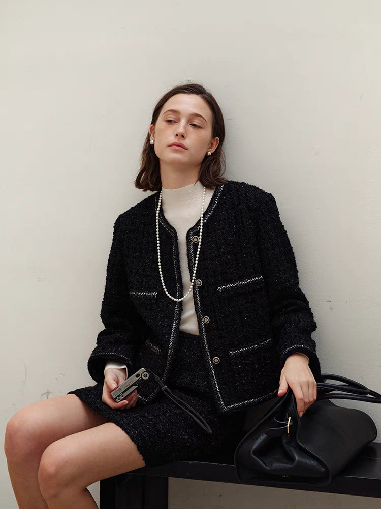 Refined Sophistication Tweed Two-Piece Set