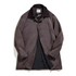 Men’s vintage waxed cotton coat – front flat lay view