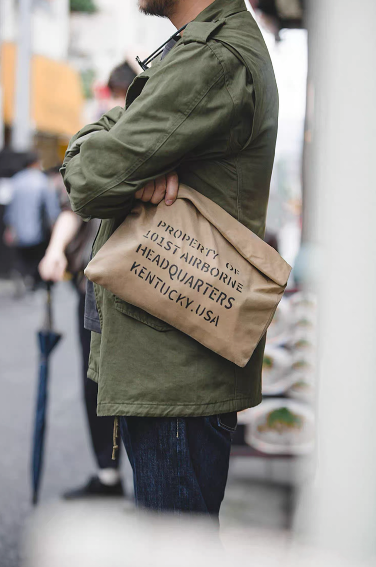 M65 Field Jacket in Casual Street Look with Chinos and Watch