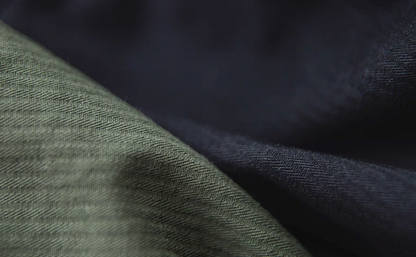 Cotton polyester fabric detail of MA-1 bomber jacket