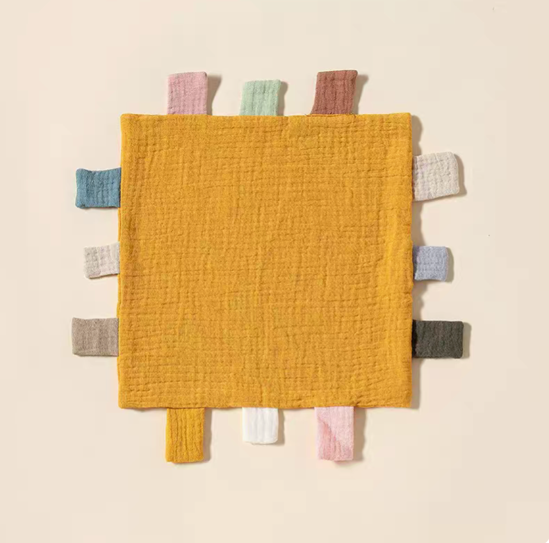 Multicolor sensory baby comfort teething cloth toy all colors overview