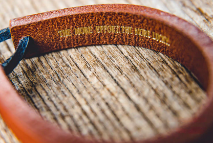 Handcrafted Leather Loop Bracelet